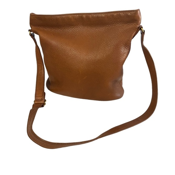 Vintage Coach  Brown Leather Crossbody Bag 6M-4906 Boho - Picture 10 of 13